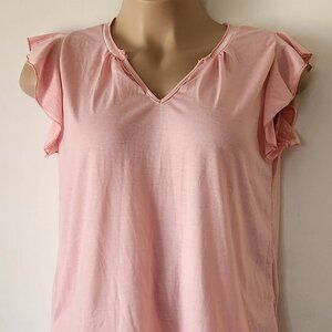 Cute comfy top sz XXL pink EUC
